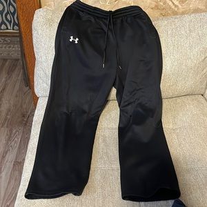 Sweatpants, brand under armor, color black